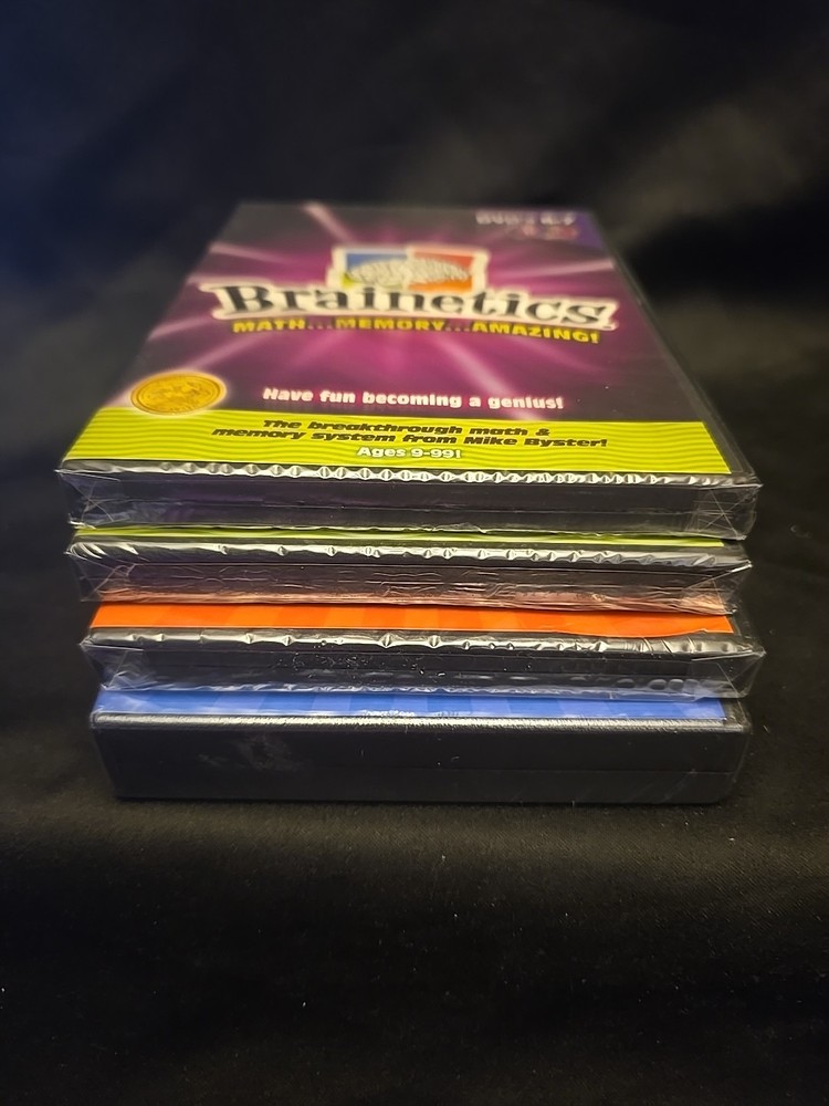 Brainetics Math & Memory System from Mike Byster DVD LOT NEW SEALED