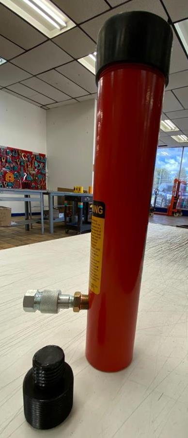 10 TON 6 INCH STROKE HYDRAULIC RAM AUTO BODY FRAME MACHINE & PULLING POSTS