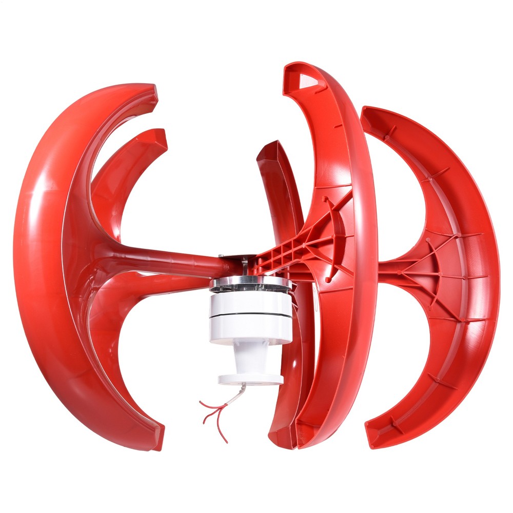 Vertical Axis Wind Turbine Generator 1200W Windmill W/ Controller 12V 24V