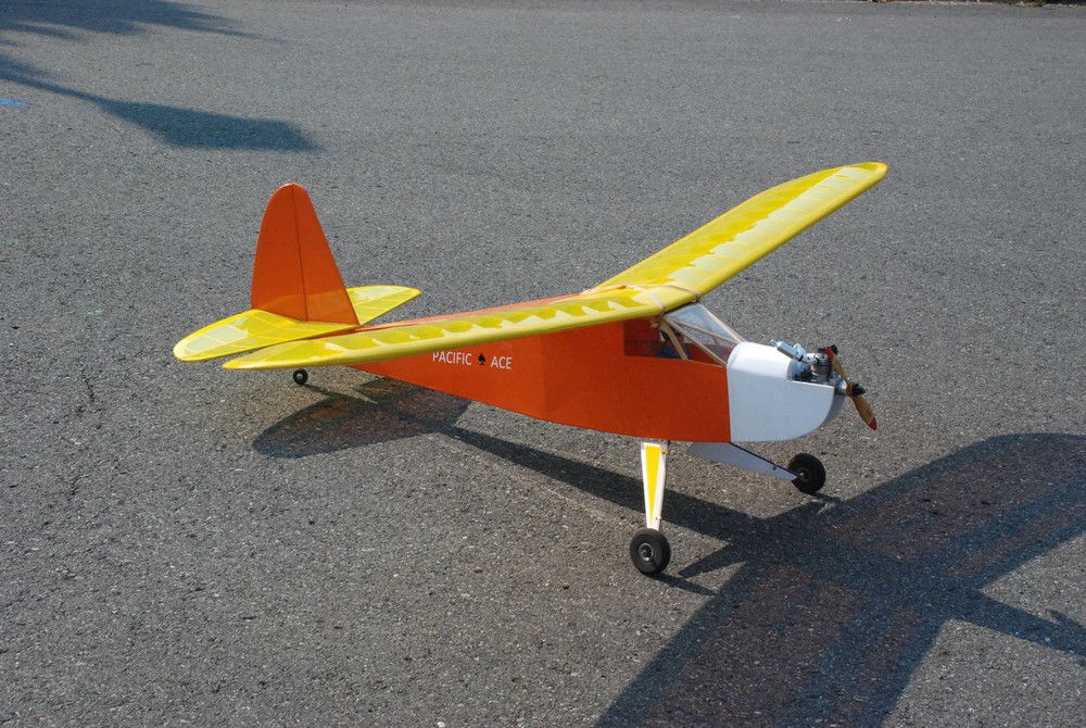 74 inch RCM Pacific Ace Oldtimer RC Balsa AIrplane Printed Plans