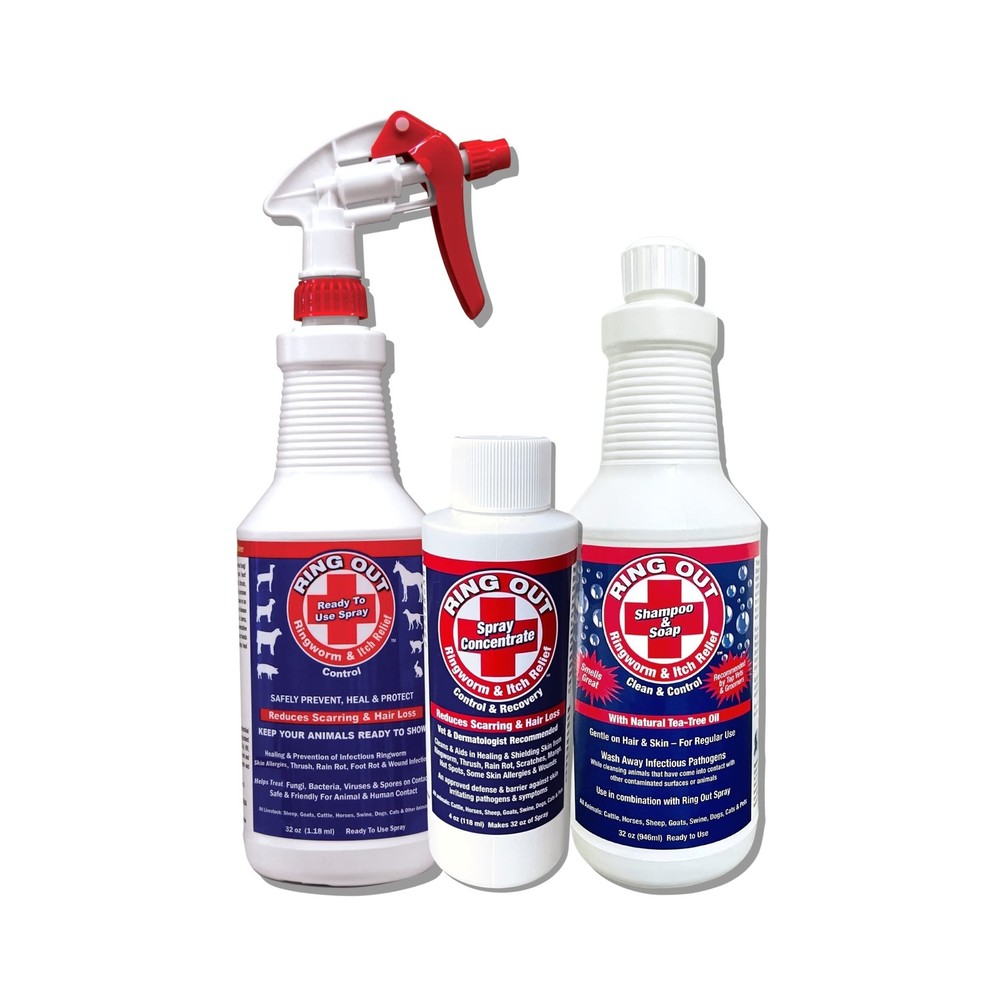 Ringworm Prevention Pack for Large and Small Animals - Control and Help Ringw...
