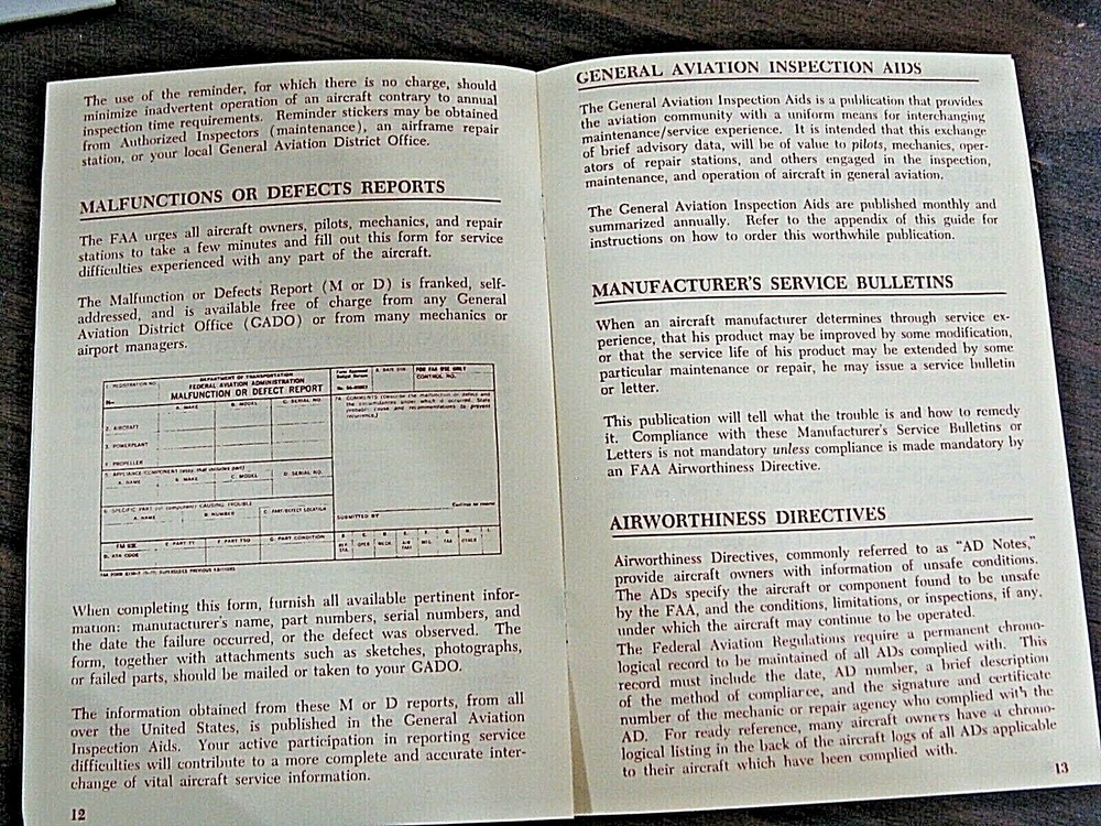 Original Beechcraft A-60 DME Operating Instructions Manual + Safety Guide