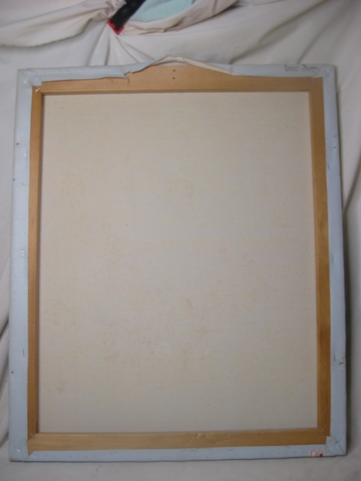 vintage Asian painting Chinese ? birds with flowers 20" x 24" original art *NOTE