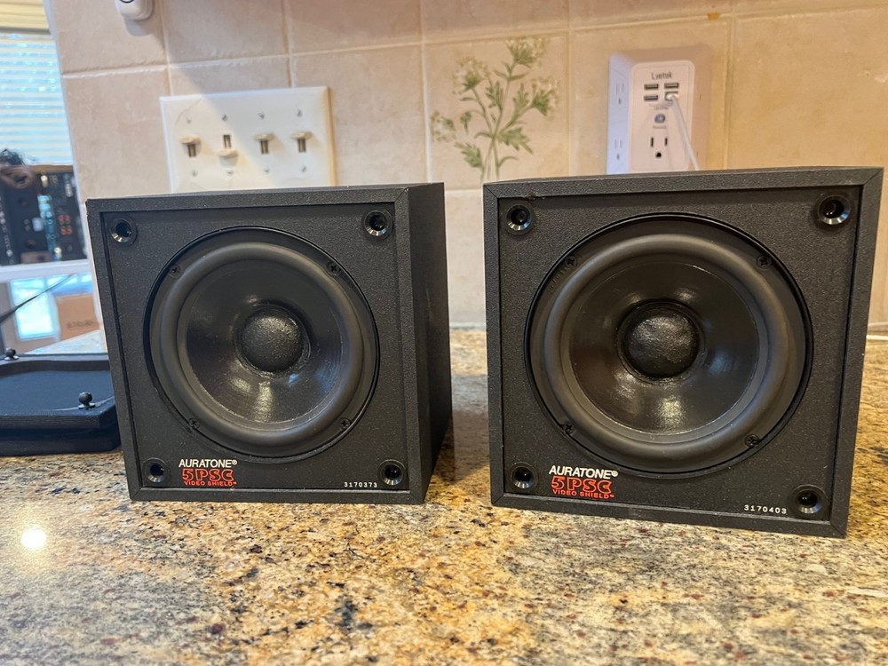 Pair Auratone 5PSC PRIMO-SOUND-CUBE Passive Reference Monitors Speakers