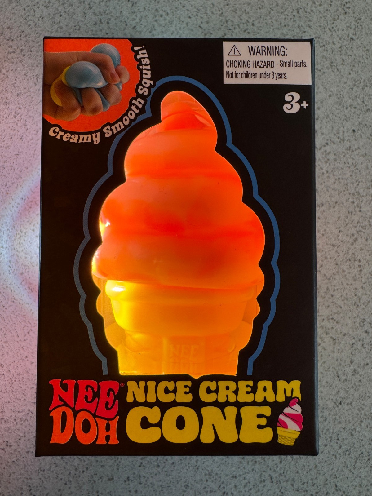 Schylling NeeDoh Nice Cream Cone Viral TikTok Fidget Stress Toy Pick Your Color
