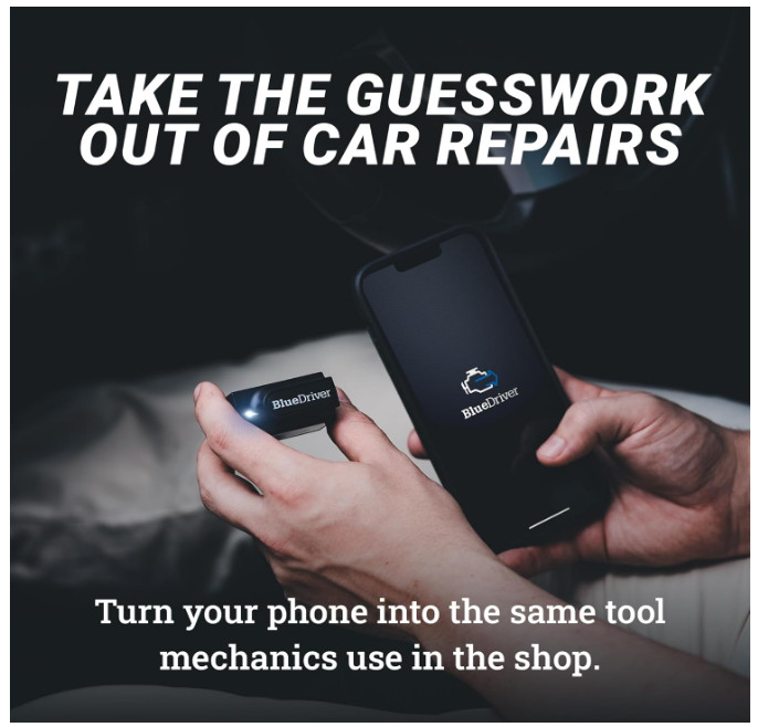 BlueDriver Bluetooth Pro OBD2 Scan Tool for iPhone & Android