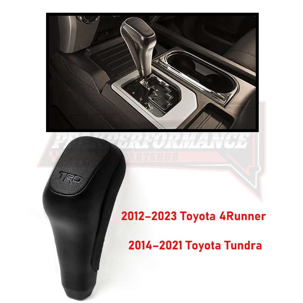 For 4RUNNER TUNDRA TRD PRO SHIFT KNOB PTR57-34142 ALL Black Automatic Handle