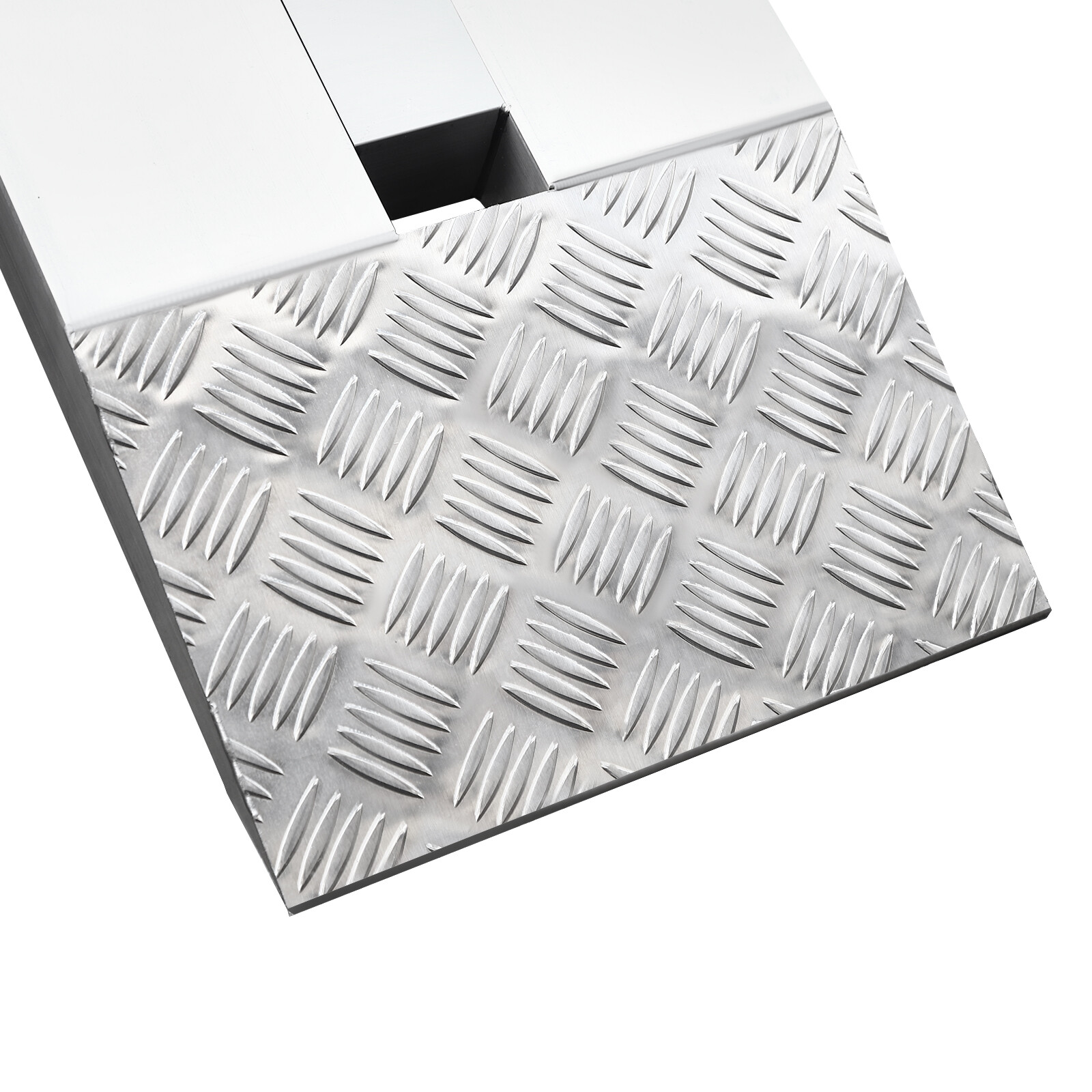 2pcs Aluminum Trailer Ramps Loading Ramps Truck Car Auto Trailer Ramps