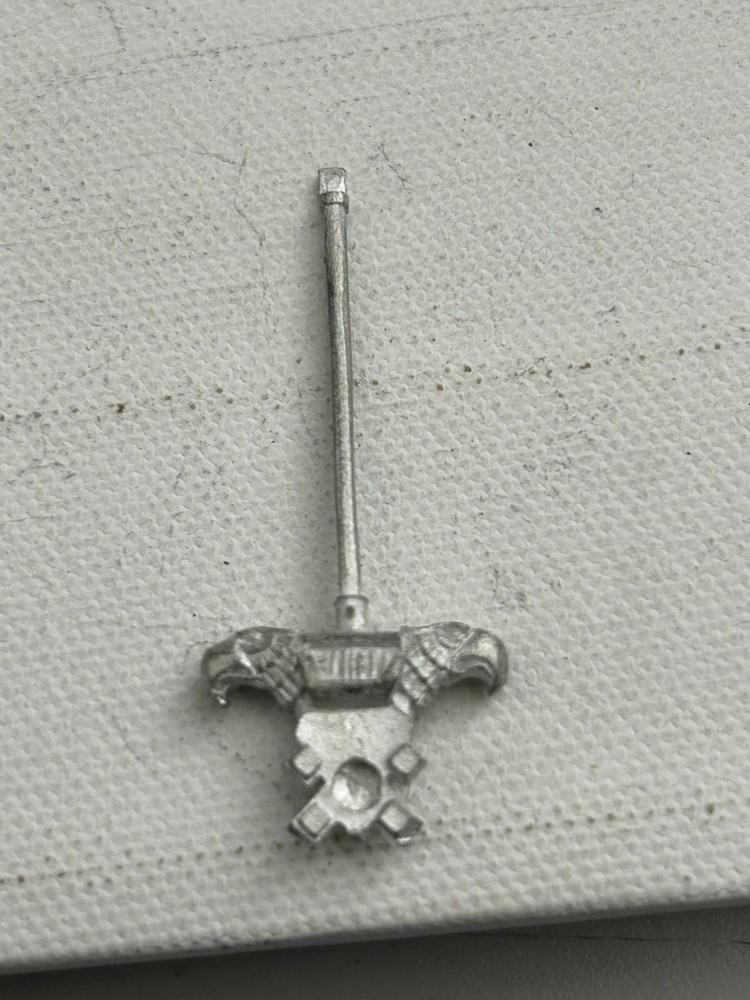 Warhammer 40k Classic METAL Marneus Calgar Backpack Eagle Head Banner Pack OOP