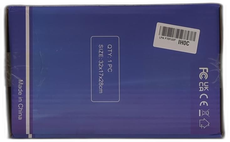 Hakuta Upgraded 800W Snow Machine with 8 LED RGB Lights, LED Projection, and 2