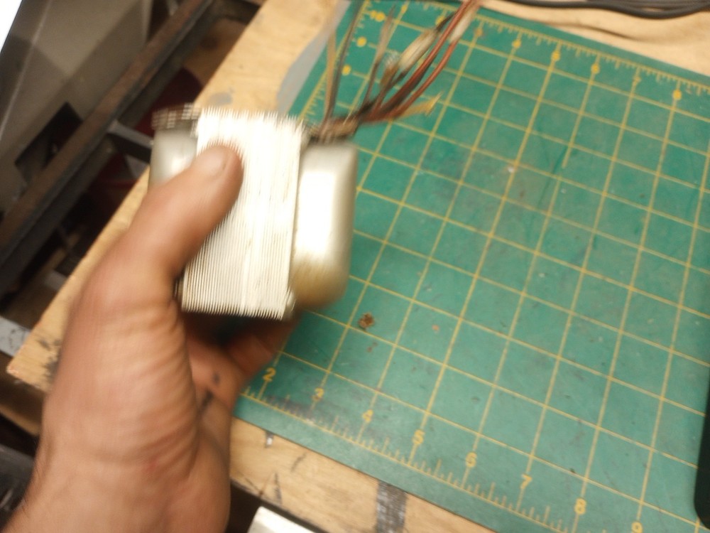 Old Silver Transformer For Old Radio