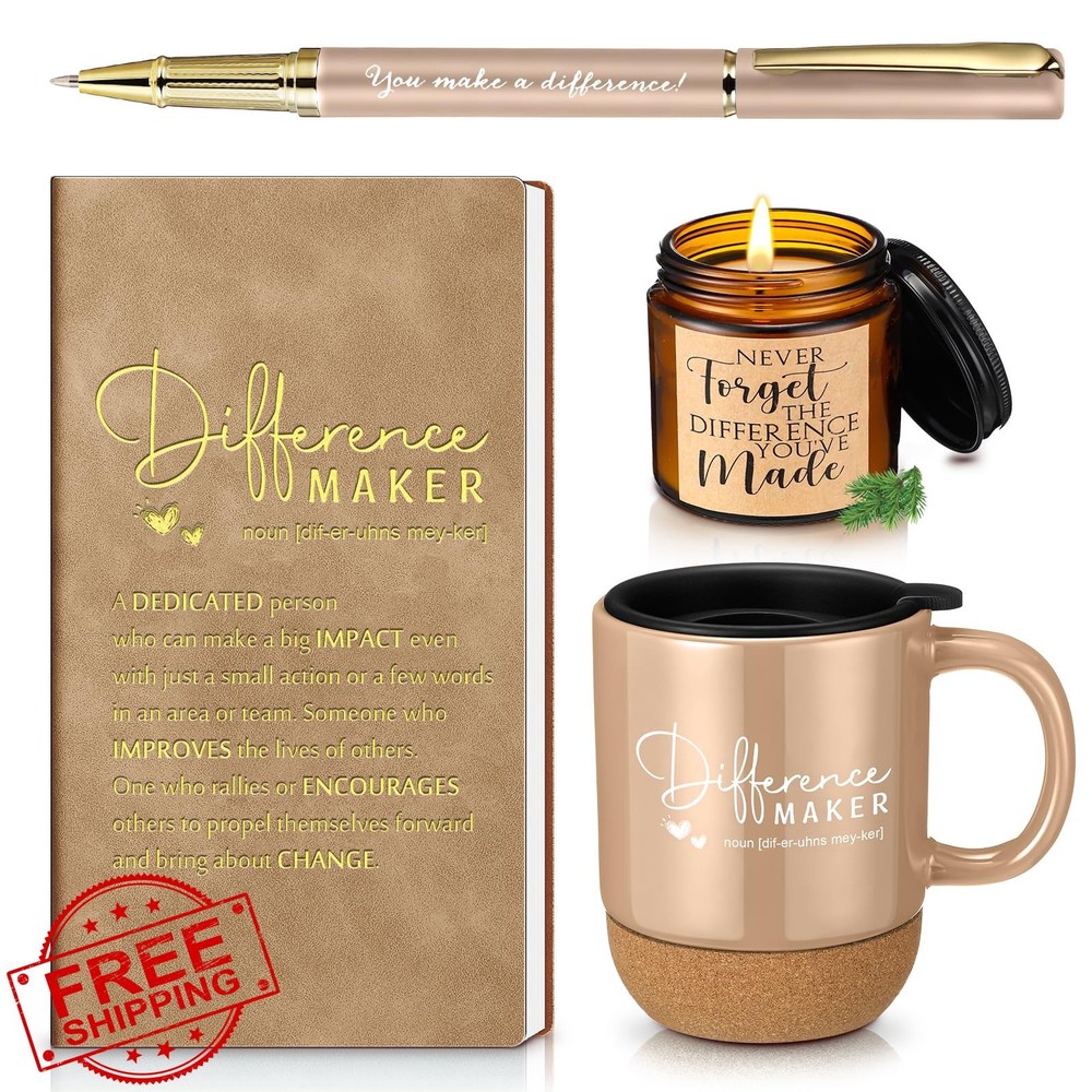 Vesici Difference Maker Gift Set - Mug Notebook Candle Pen