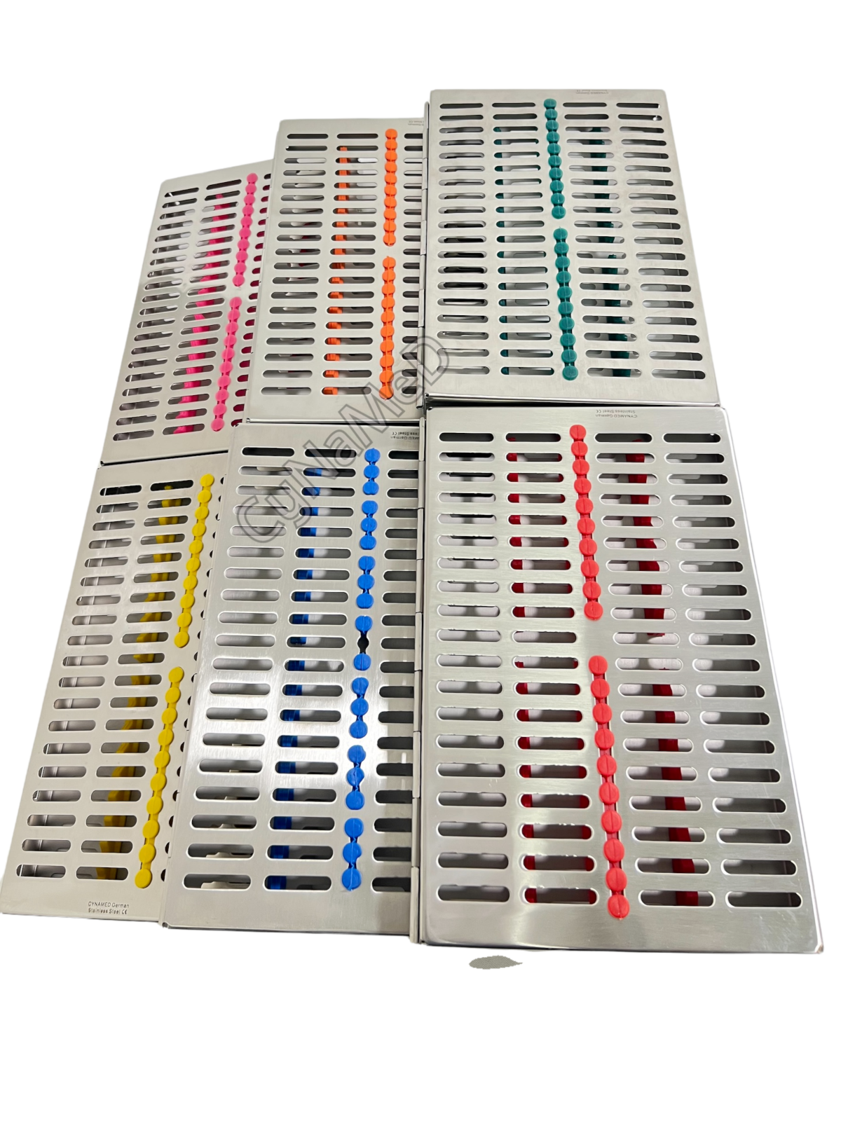 GERMAN DENTAL AUTOCLAVE STERILIZATION CASSETTE RACK BOX TRAY FOR 20 INSTRUMENTS