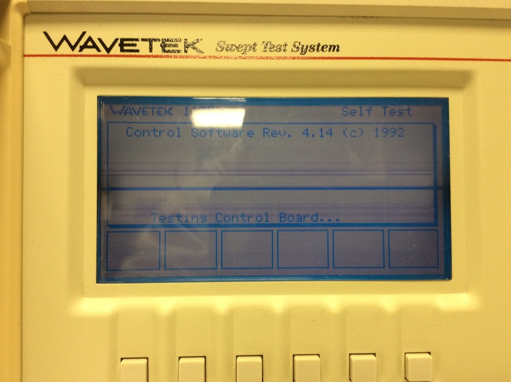 Wavetek Sweep Test System Benchmark 1175 RF Scalar Analyzer Manual & 2 Cables