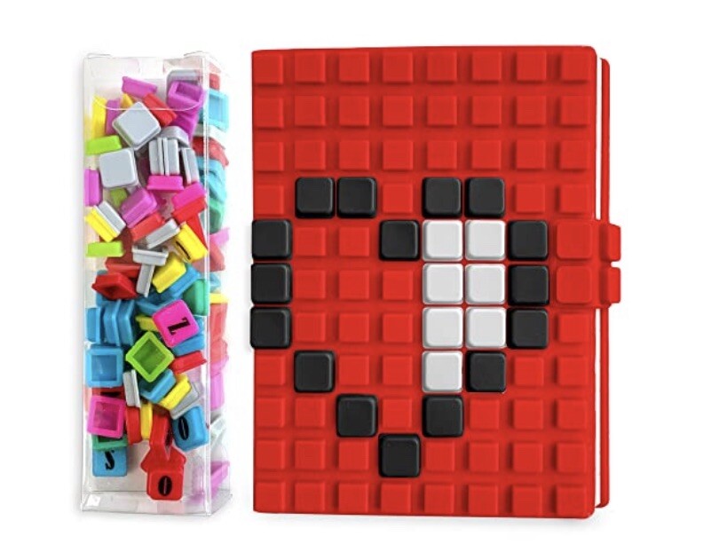 Waff Rubber Customizable Notebook 4in W x 5.75in H Red