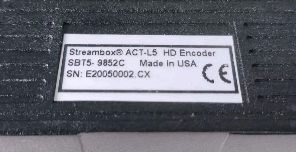 StreamBox Chroma X HD Encoder