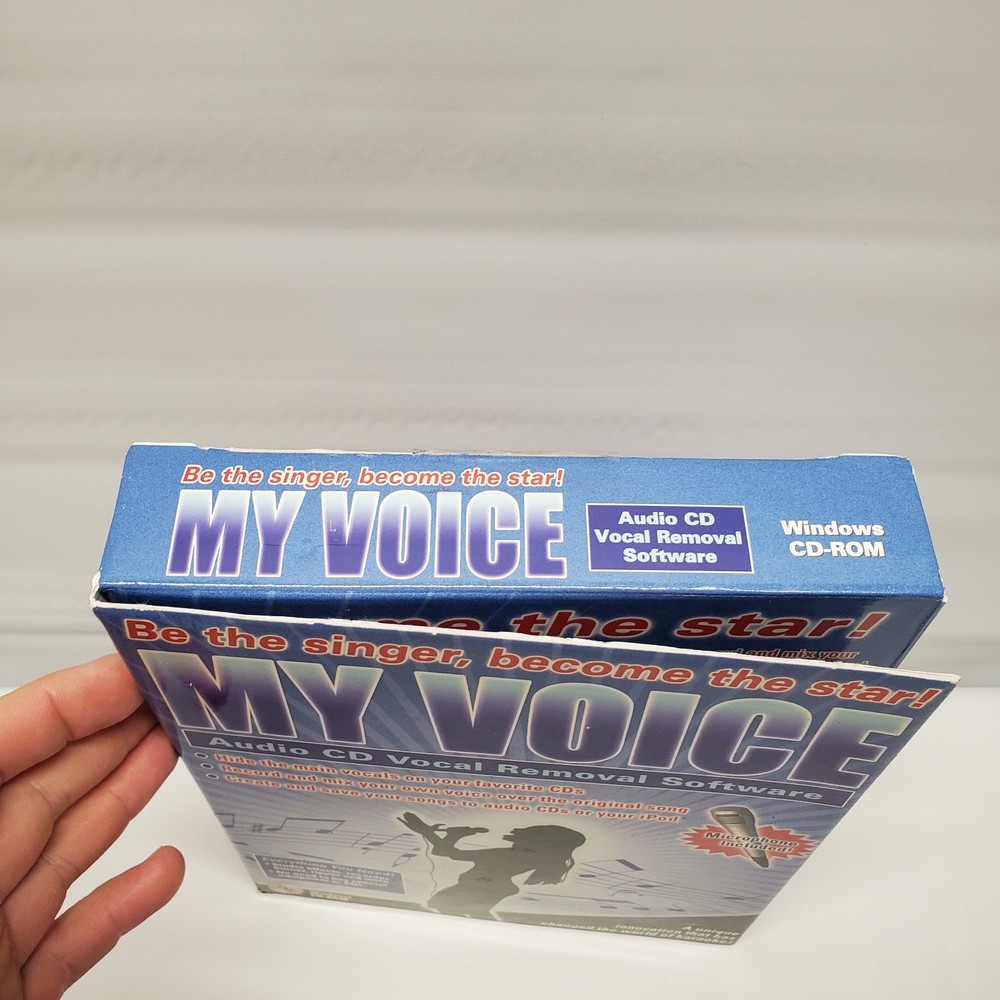 My Voice Audio CD Removal Software with Microphone Windows CD-ROM