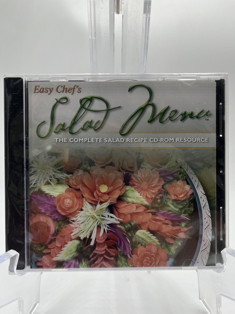 CD Easy Chef's Salad Menu-Easy Chef's Gourmet Recipes never opened