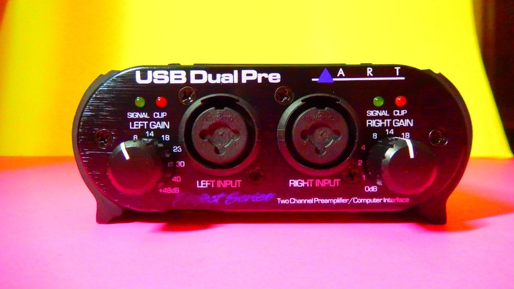 NEW Art USB Dual Pre-Amp, TWO-Channel Pre Amp Computer Interface Project Series