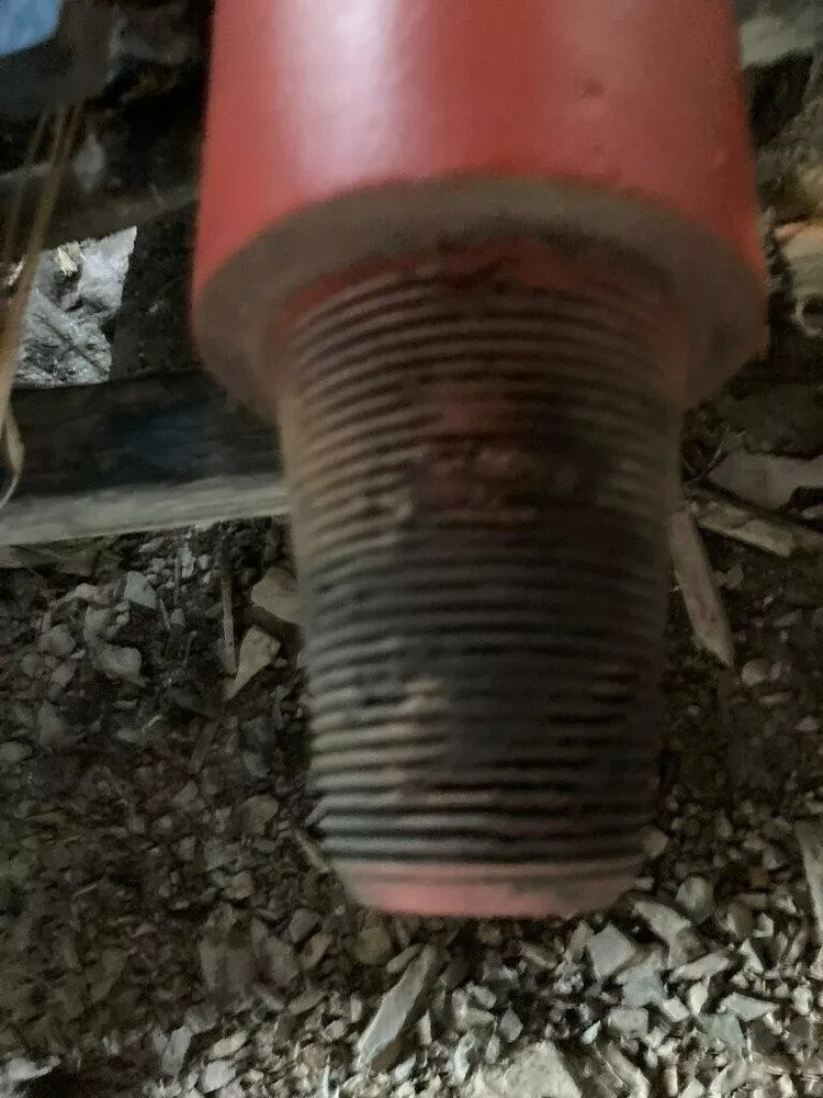 5 ¼” diameter x 49 ½” length Cable Tool Drilling Chisel Bit, tool joint 2” x 3”