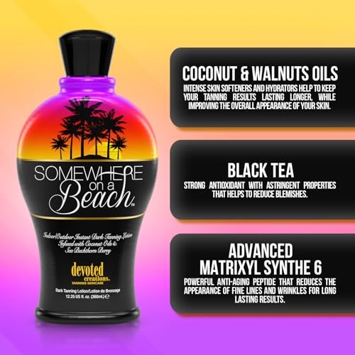 Devoted Creations Somewhere on a Beach Tanning Lotion 12.25 oz