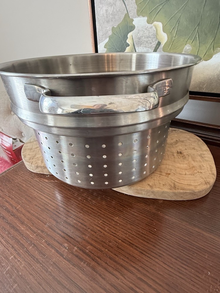 Scanpan Stainless Steel Multi Pot Perforated Insert ONLY Pasta Strainer