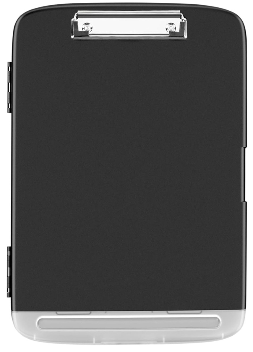 Heavy Duty Clipboard With Storage 8.5 x 11 Large Capacity Clip Boards Case