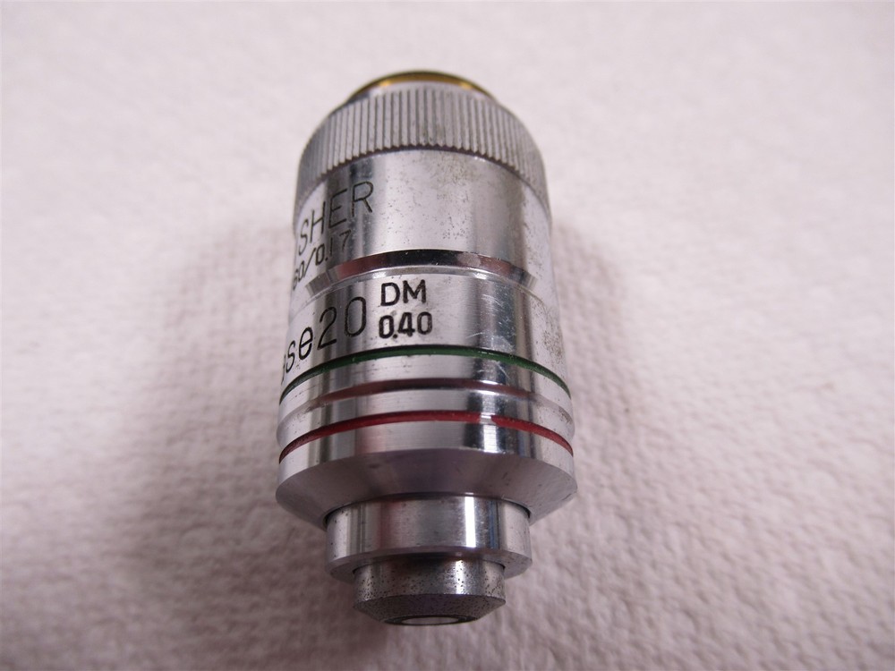 Fisher Phase Contrast 20x DM Microscope Objective Lens 160mm