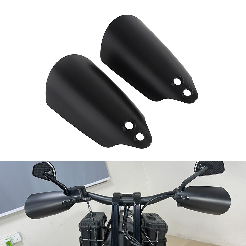 Pair Front Handguards Protector Cover For Electra Glide Standard FLHTP 2019-2020