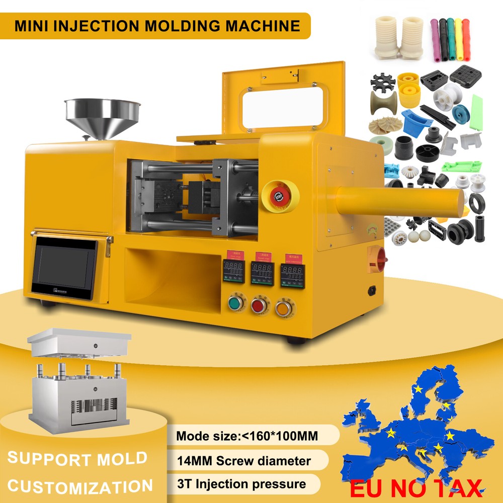 1500W Mini Desktop Injection Molding Machine For PP PC ABS Plastic Mold Machine