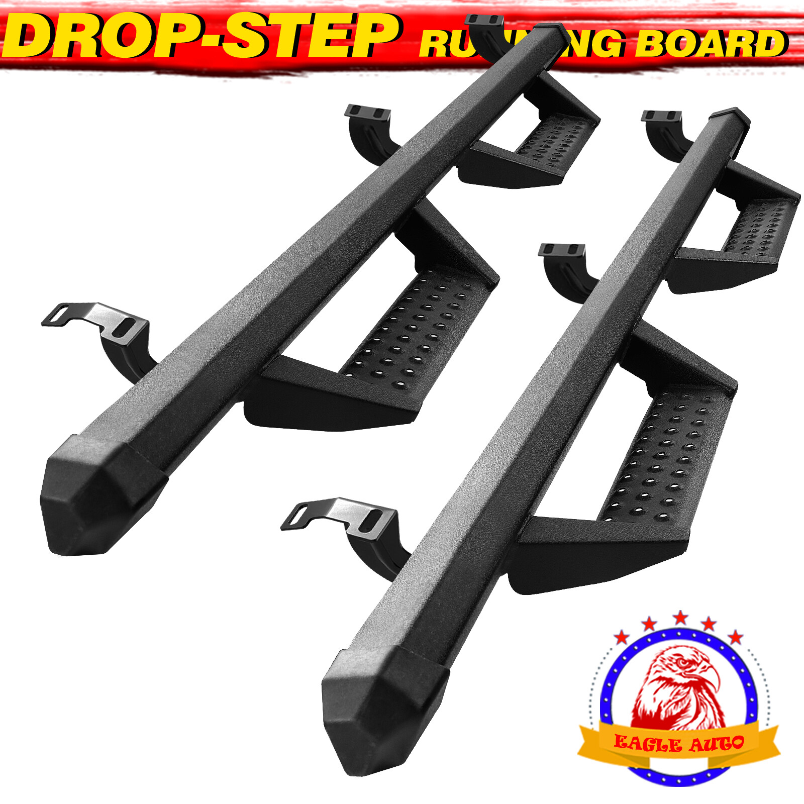 For 2005-2023 TOYOTA Tacoma Double Cab 3" Side Step Drop Bar Running Board BCKA
