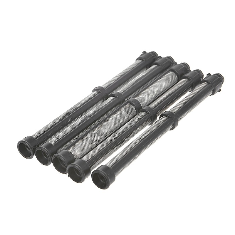 5Pcs Black 60 Mesh Airless Pump Filter For Airless Spray Replacement Tools