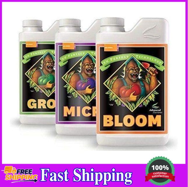 Advanced Nutrients Grow Micro Bloom pH Perfect Bundle Set Combo Base Nutrient 1L
