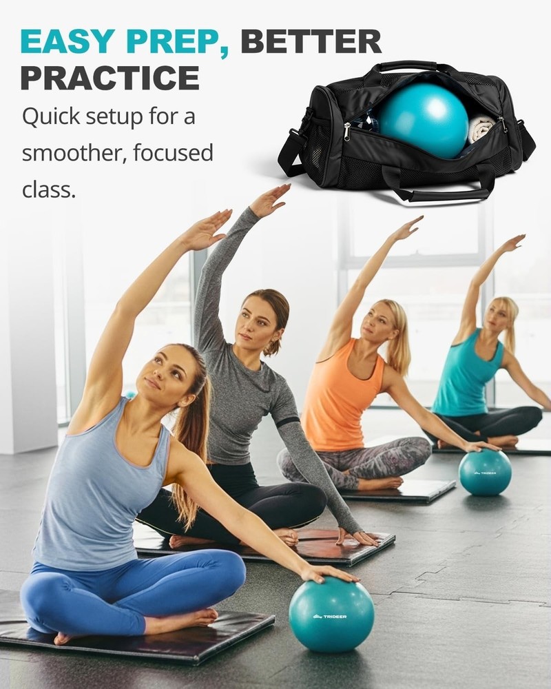 Versatile 9-Inch Mini Exercise Ball for Core Strengthening and Physical Therapy