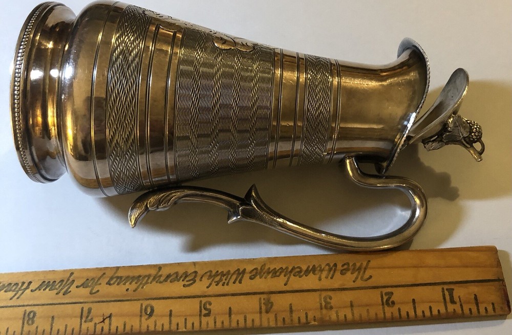 Antique Silver Syrup Pitcher