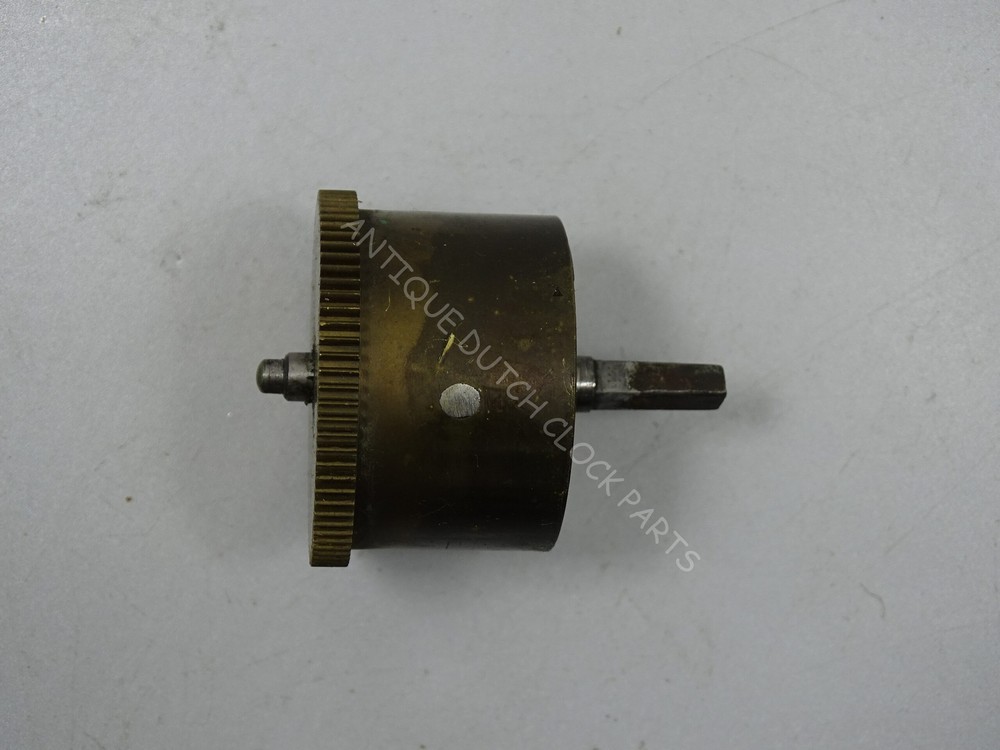 ORIGINAL MAIN SPRING BARREL FOR FRENCH CLOCKWORK