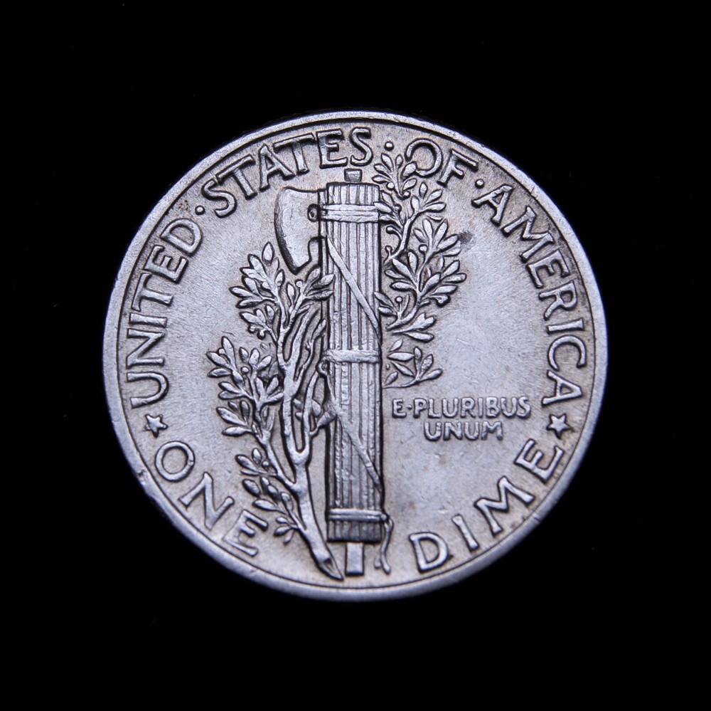 1942 Mercury Dime AU