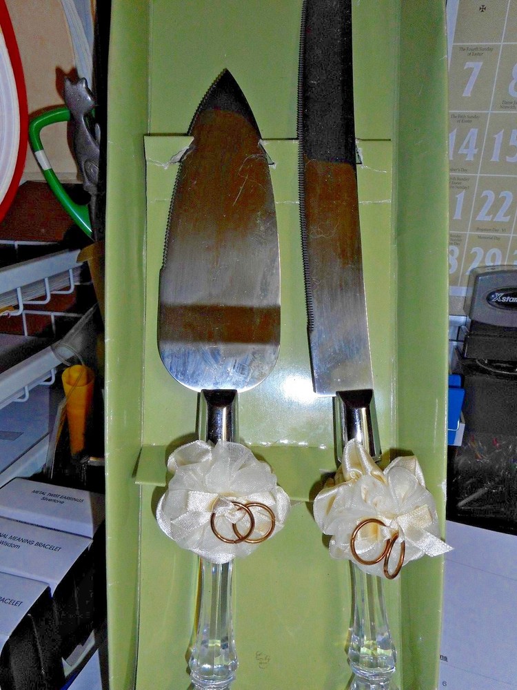 Wedding "Cake Knive & Server" Brand New