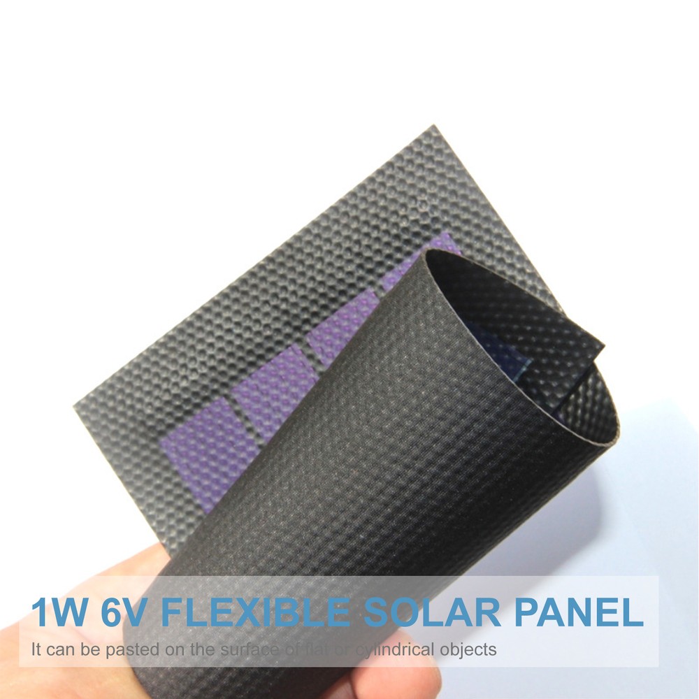 1W Flexible Solar Panel Small Thin Amorphous Silicon Solar Cell DIY B7U7