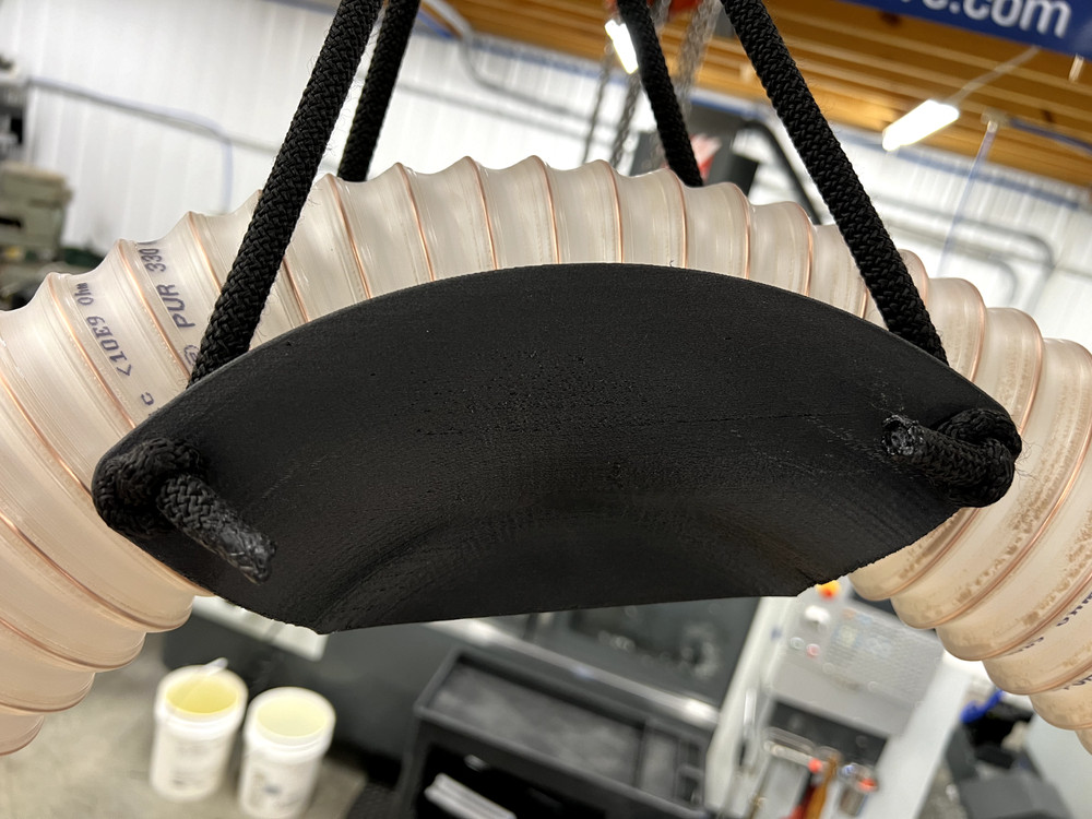 dust collection hose support hanger