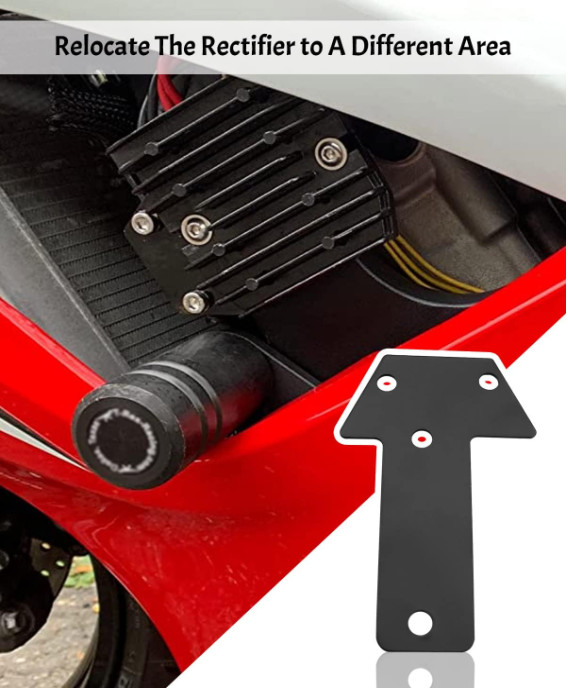 Rectifier Regulator Bracket Relocation Kit for Suzuki GSXR 600 750 2006-2007
