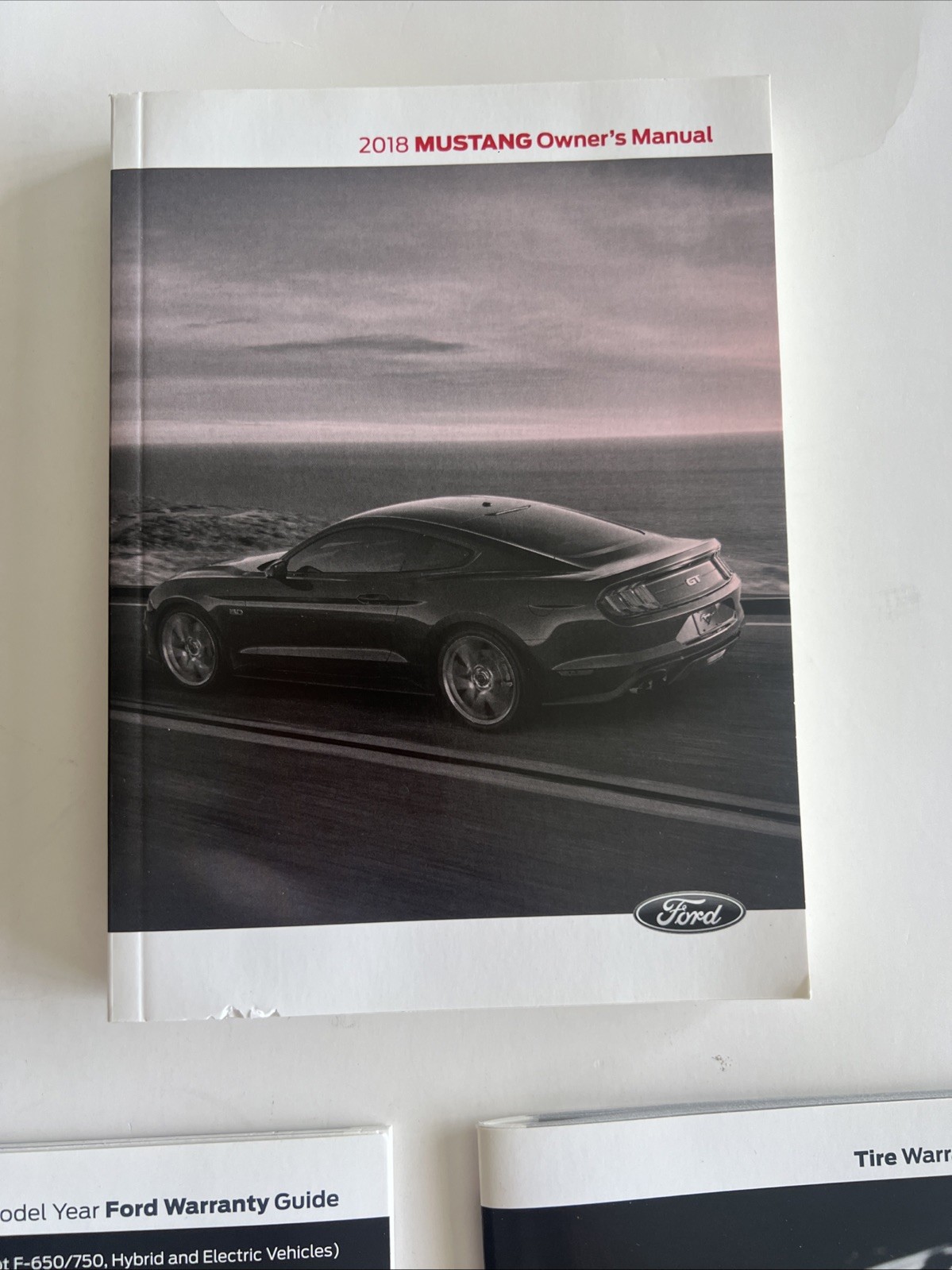 2018 FORD MUSTANG SHELBY GT350 GT 350 OWNERS MANUAL SET OEM USED
