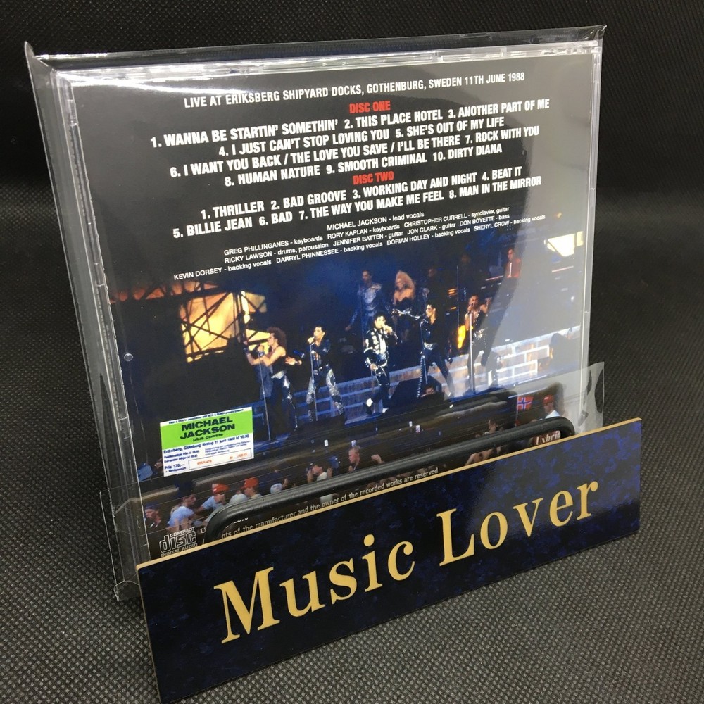 MICHAEL JACKSON / GOTHENBURG 1988 1ST NIGHT / 2CD