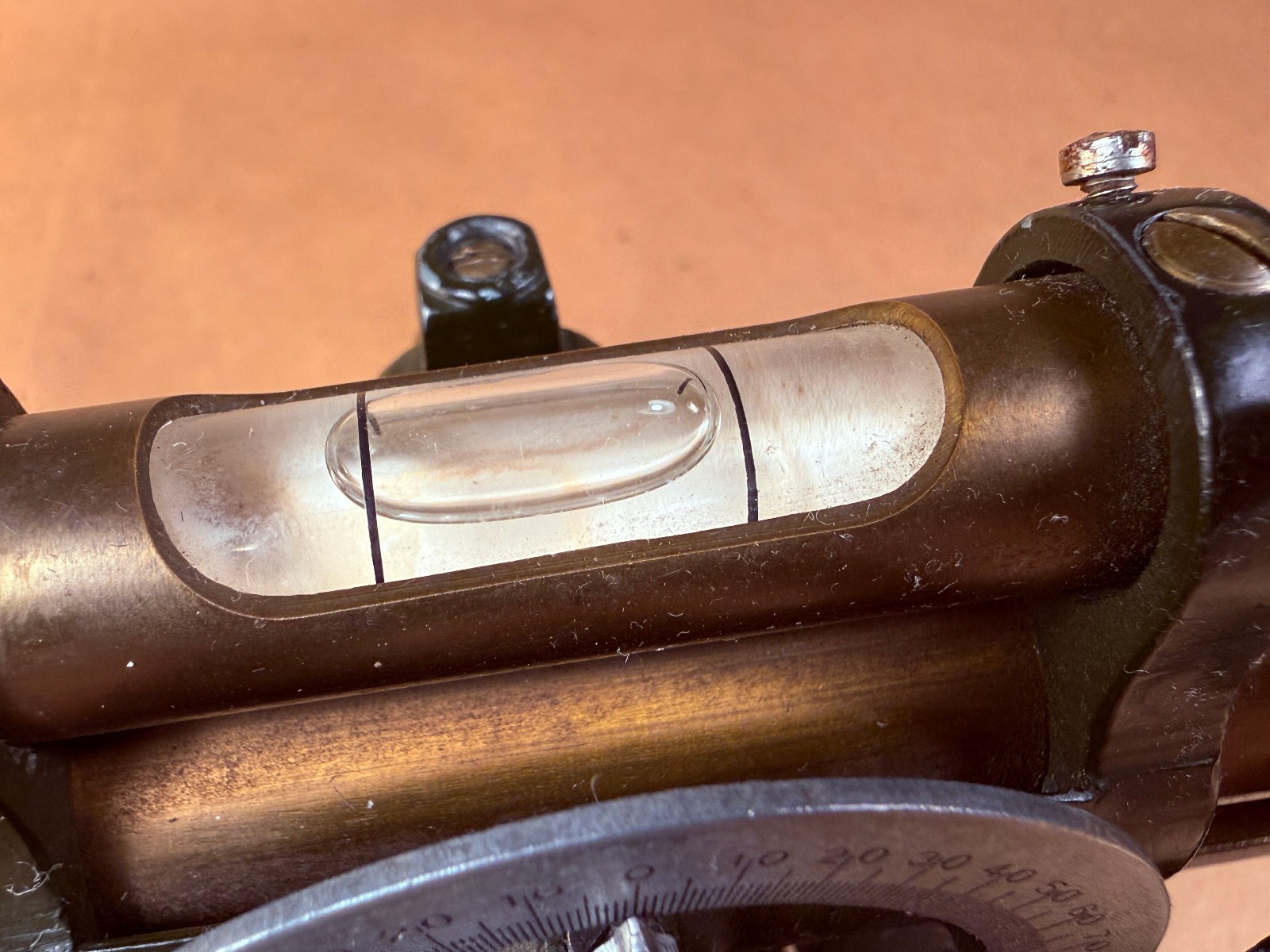 Vintage Brass Model 304.1 Sears Craftsman Farm Level Transit Surveyor w/ Case