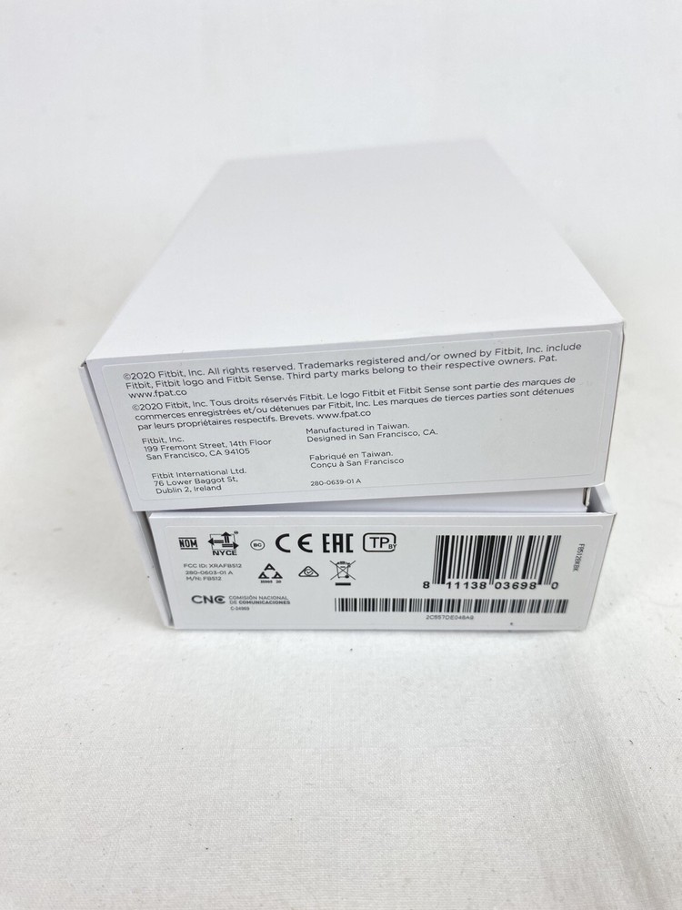 Fitbit Sense BOX & INSERTS, PRODUCT INFORMATION, & QUICK START GUIDE