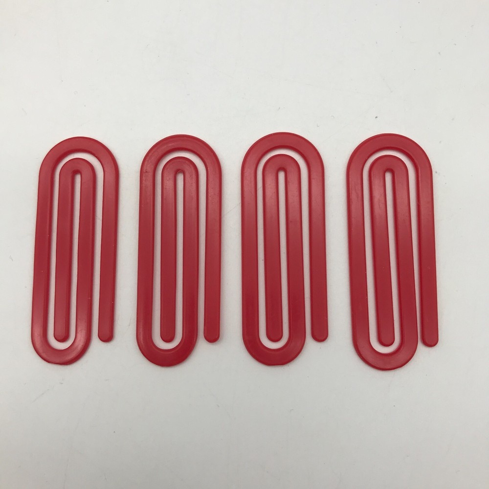 Oversized Plastic Paper Clips 16-pack