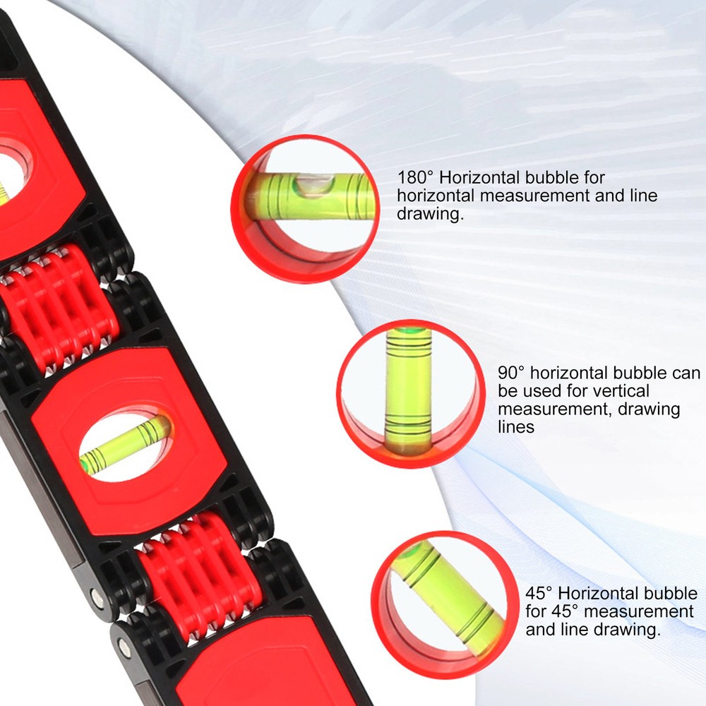 Foldable 72cm Multi Angle 6 Sections Magnetic Folding Measuring Tool