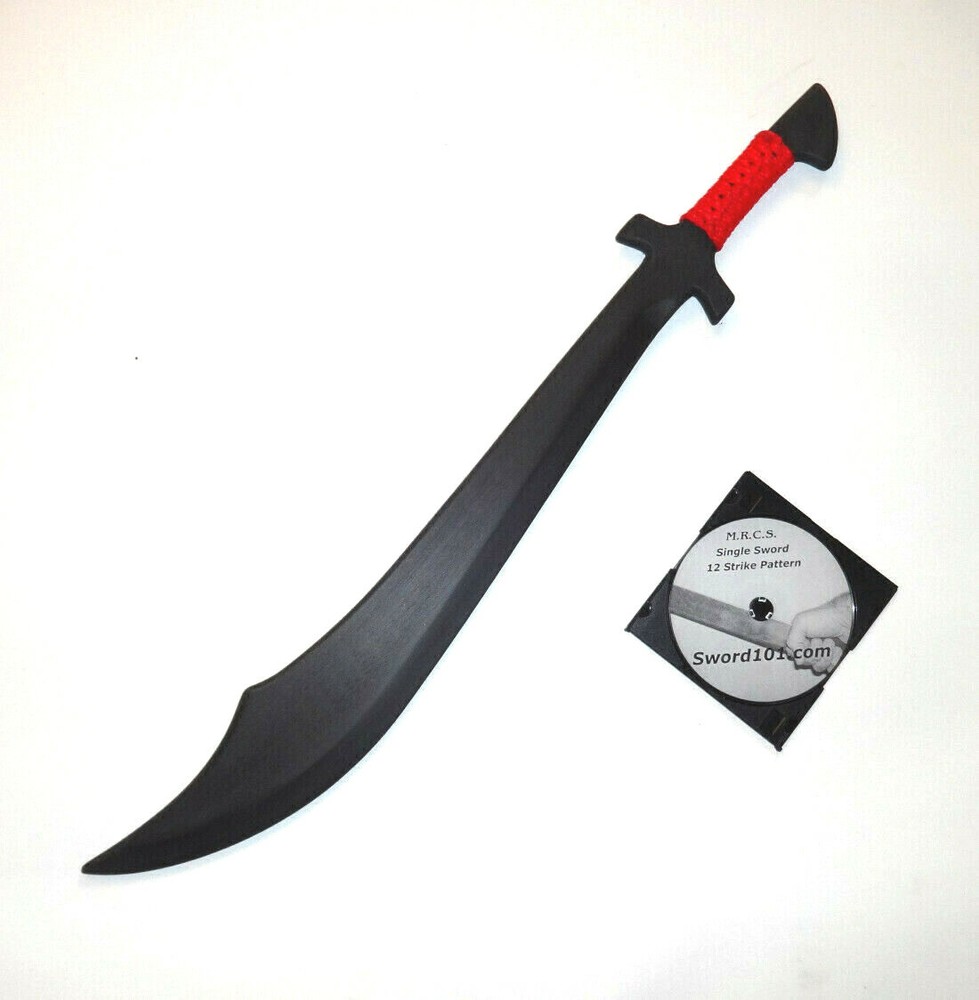 Kalaj Kutter Training Sword Scimitar Practice Drow Red Strike Pattern Kali DVD