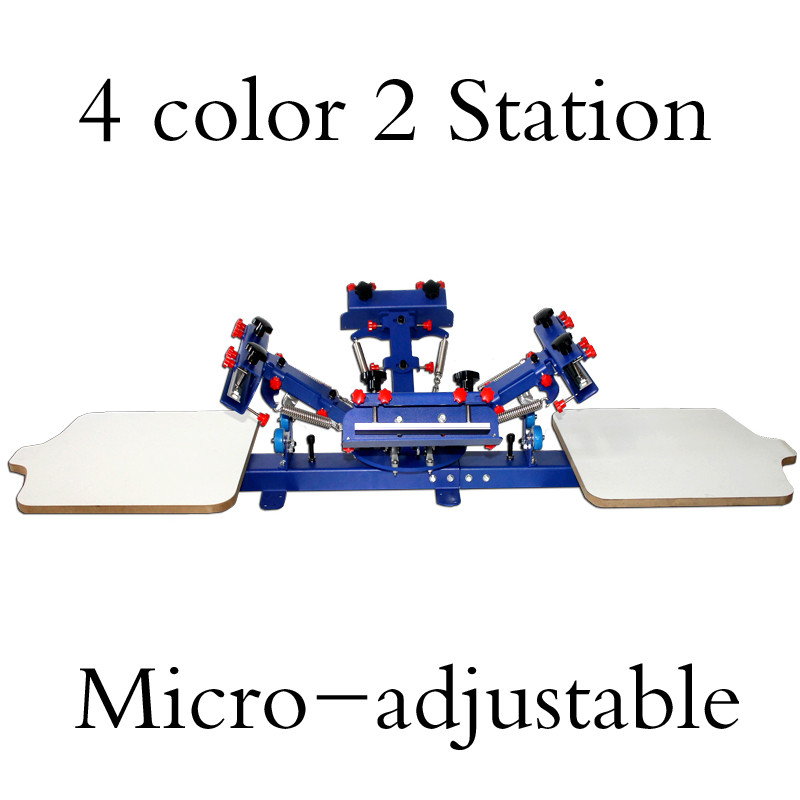 Start Hobby 4 Color Screen Printing Machine & Materials Kit ink Squeegee Machine
