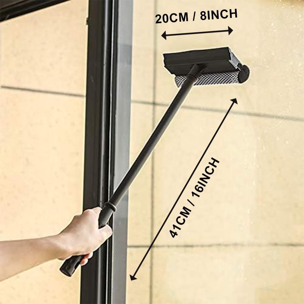 Corrosion-Resistant Car Squeegee with Rubber Blade – 16" High Quality Tool